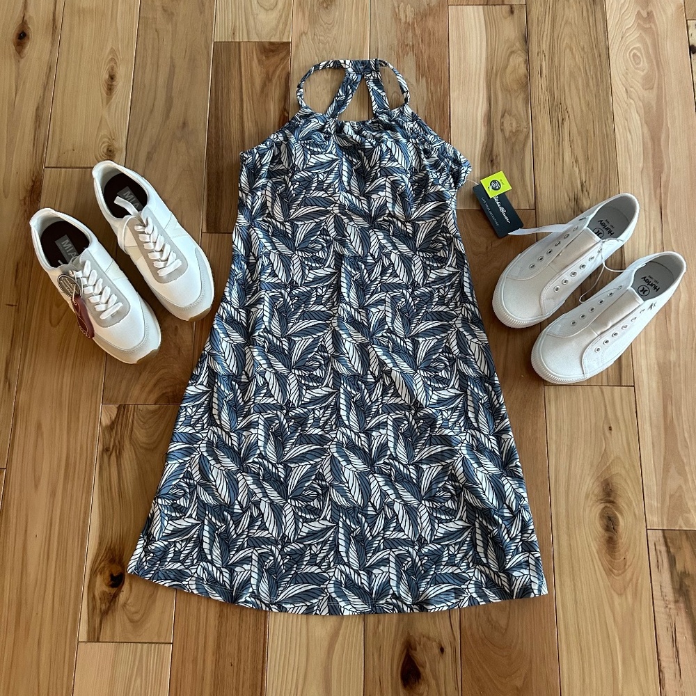Eddie Bauer Palm Print Athletic Dress